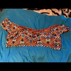 Off the Shoulder Bathing Suit Top